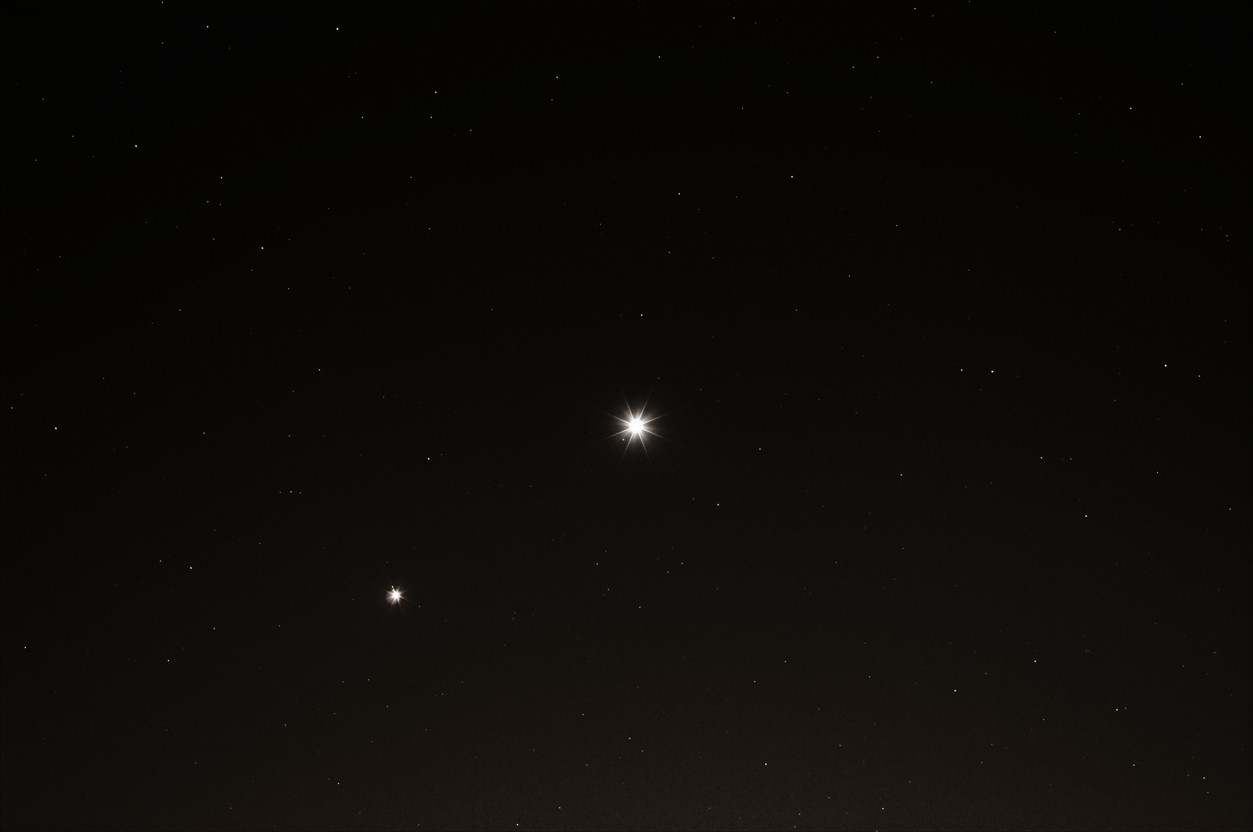 Jupiter and Venus